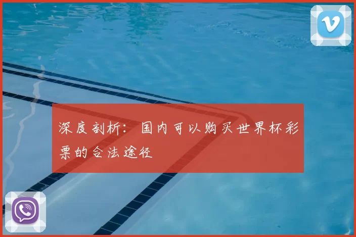深度剖析：国内可以购买世界杯彩票的合法途径