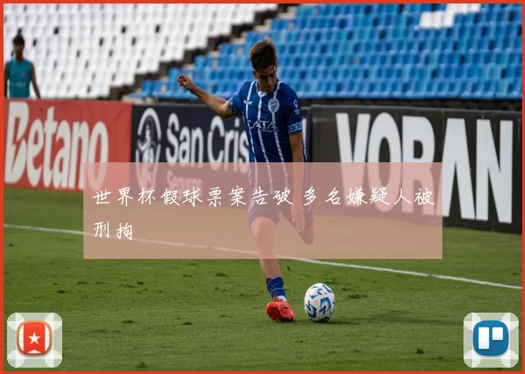 世界杯假球票案告破 多名嫌疑人被刑拘