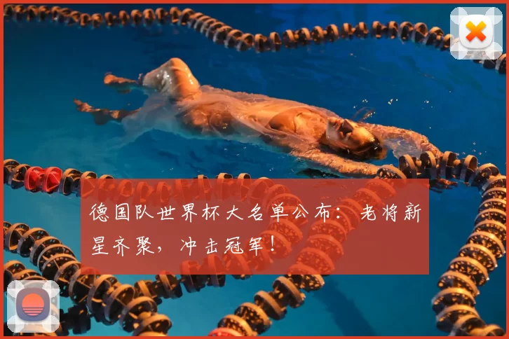 德国队世界杯大名单公布:老将新星齐聚,冲击冠军!